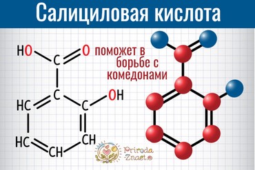 Салициловая кислота от черных точек