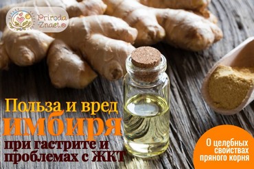 Имбирь при гастрите