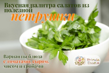 Салат с петрушкой