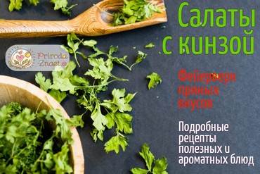 Салат с кинзой
