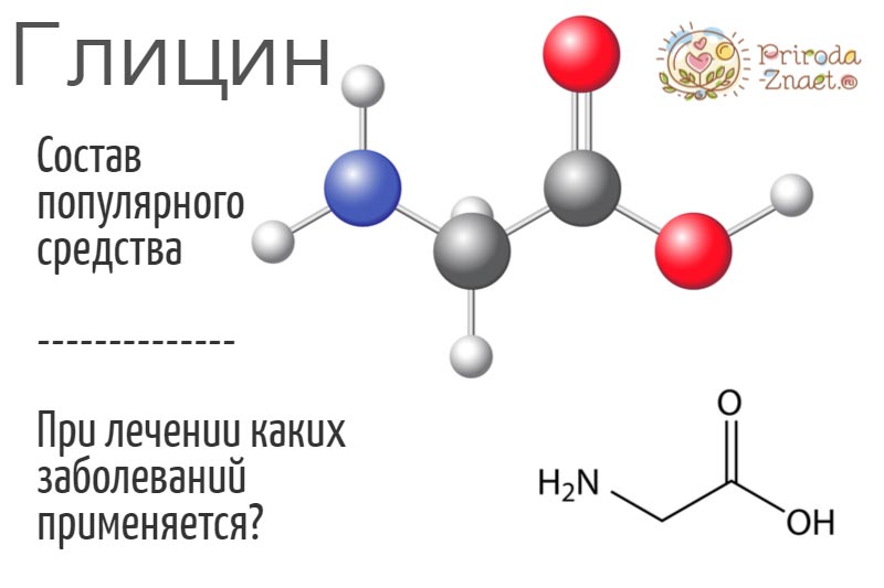 Глицин, молекулярная формула