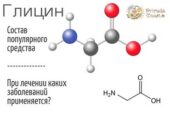 Глицин, молекулярная формула