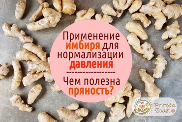 Имбирь повышает или понижает давление?